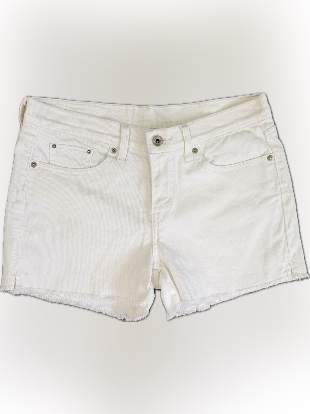 Levi’s Women’s White Denim Shorts